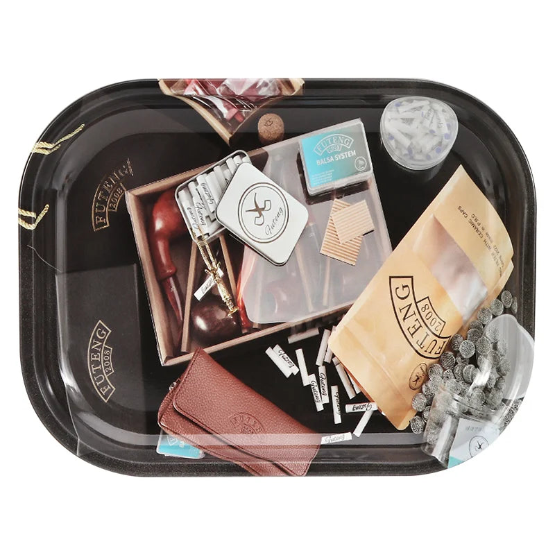 Metal rolling tray