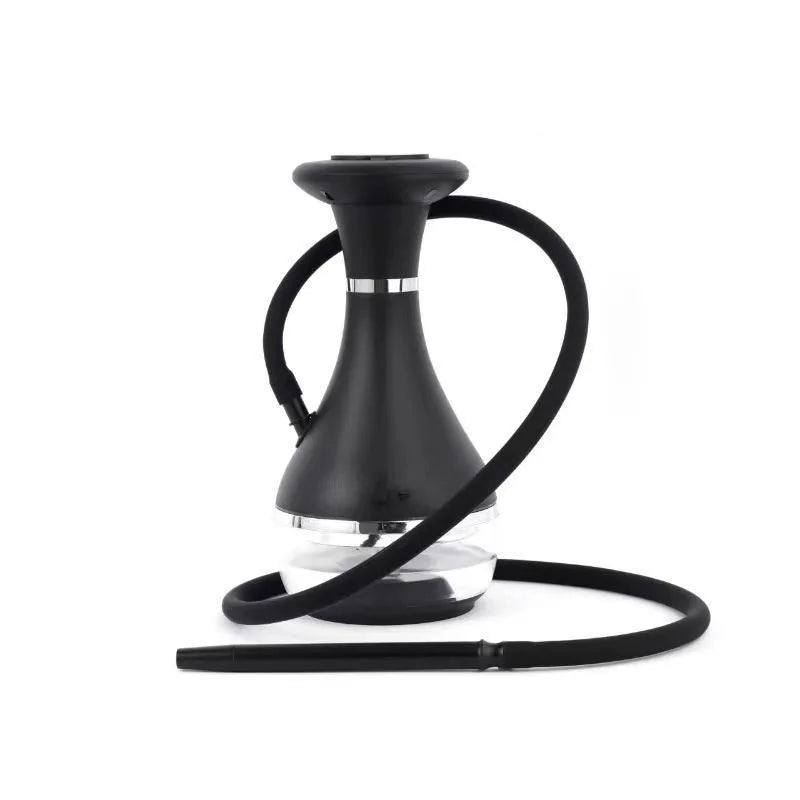Rechargeable Smart Electronic Hookah with LED Display for Herbal Use Fast Heating Portable Electronic Shisha Kit