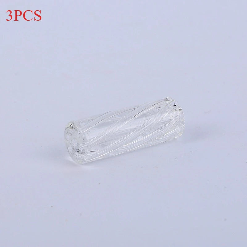 colourful 3Pcs Glass Tips