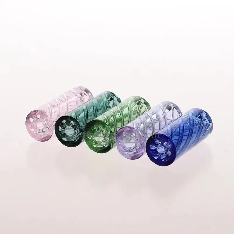 colourful 3Pcs Glass Tips